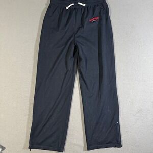 Vintage Y2K Tommy Sport XL Women's Blue Mesh Athletic Pants Track‎  Zipper Ankle